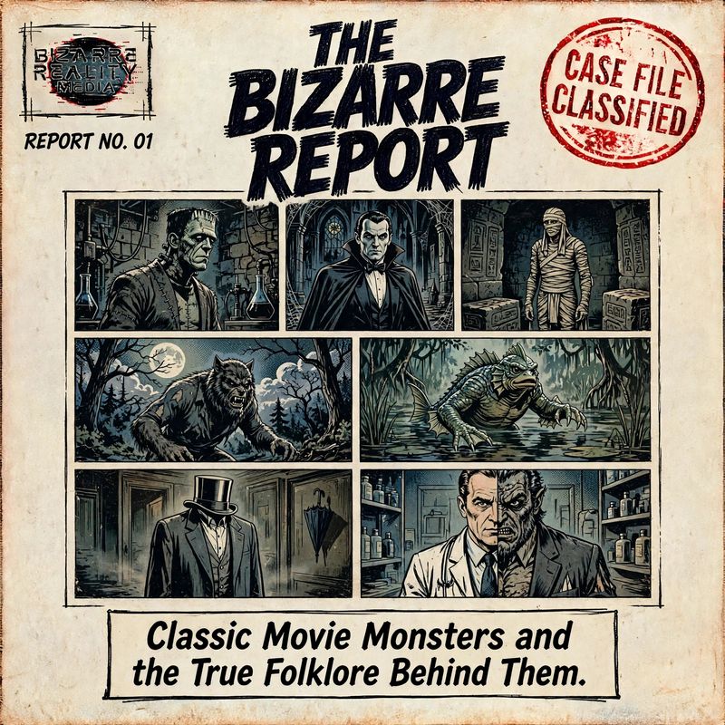 Generated illustration for The Bizarre Report #01